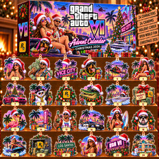 Hot GTA 6 Christmas Gift For Fans Advent Calendar VN116