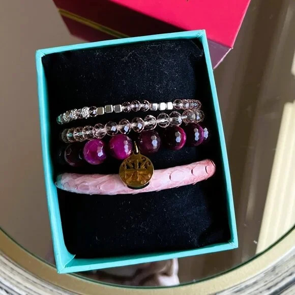 Rustic Cuff Stackable Mixable Bracelet Sets Leath… - image 8