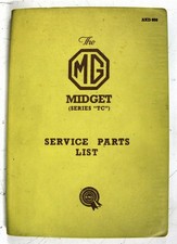 Mg Midget Tc Illustrated Car Spare Parts List Akd856 Mg Midget Tc Illustrated Car Spare Parts List Akd856