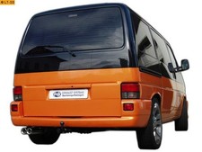 FOX Sportauspuffanlage ab Kat 2x80mm für VW Bus Kasten Pritsche T4 Syncro ab 90