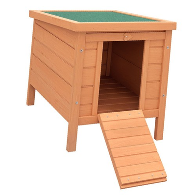 #ad Weather Resistant Outdoor Bunny Cage with Raised Floor amp; Easy Clean Roof for $120.06