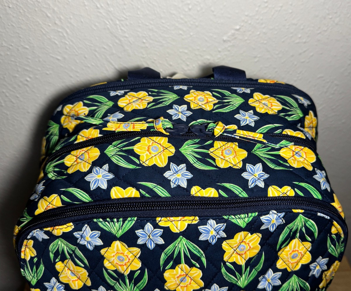 Vera Bradley Large Bancroft Backpack in Daffodils NWT Large Bancroft Backpack - Cotton | Vera Bradley main image 4