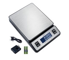 NEW Weighmax W-2809 90 LB x 0.1 OZ Digital Shipping Postal Scale with AC Adapter