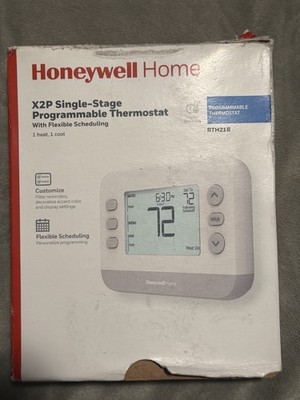 Honeywell Home X2P RTH21B Programmable 1H/1C Thermostat - NIB