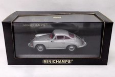 MiniChamps Porsche 356 C Coupe 1/43 Silver Used Classic Car Model
