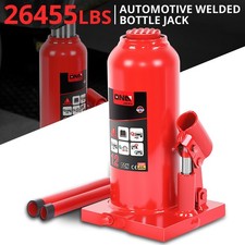 12 Ton 24000lbs Capacity Hydraulic Welded Car Bottle Jack For Auto Repair Red 12 Ton 24000lbs Capacity Hydraulic Welded Car Bottle Jack For Auto Repair Red