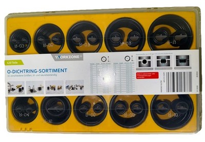 O-Dichtring-Sortiment 420 Teile Workzone Dichtung Dichtungsringe