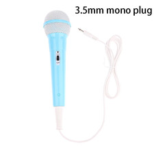 3.5Mm Jack Wired Microphone Lightweight Singing Mechine Home Kids Musical Toy Ea