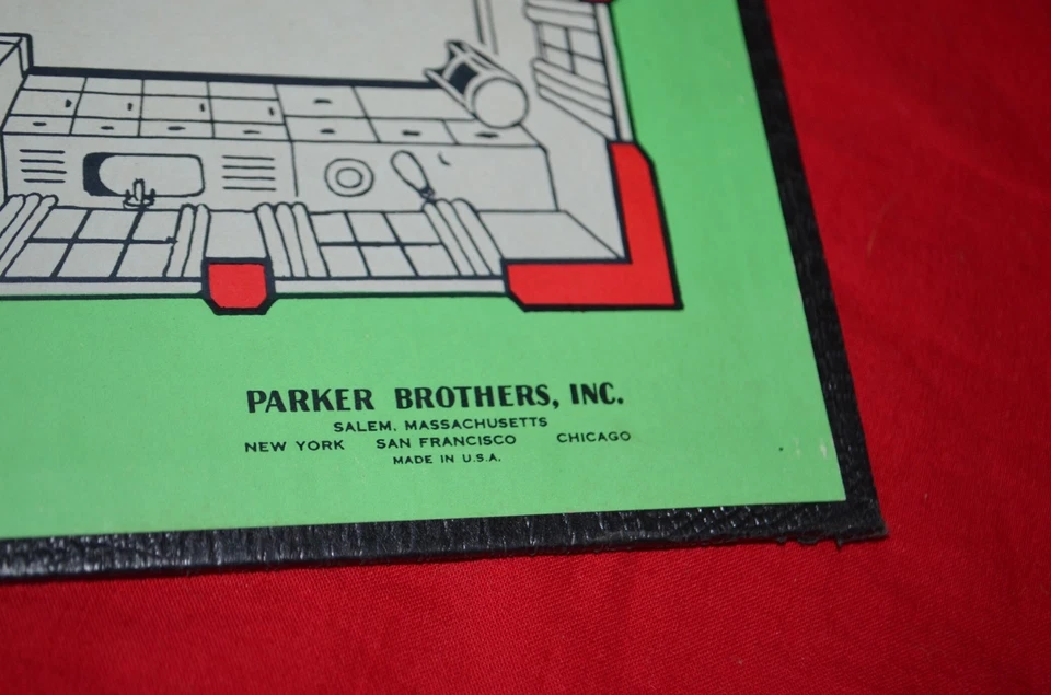 Juego de Mesa Vintage CLUE Edición 1949 100% Completo Parker Brothers Caja Larga Foto 3 de 4