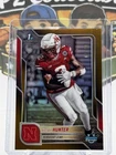 2025 Bowman Chrome University Football Gold Refractor Nyziah Hunter #10