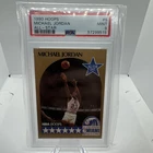 1990-91 Hoops #5 Michael Jordan PSA 9 Graded Basketball Card All-Star NBA 1991