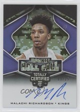 2016-17 Totally Certified Rookie Roll Call Camo 9/25 Malachi Richardson Auto 0c6