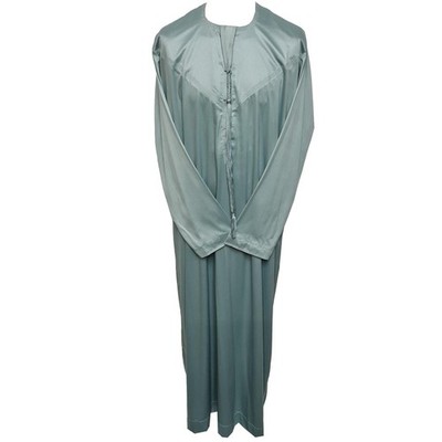 Special Tailor Made Emirate Herren hellgrün Langarm Thobe Jubba Dishdasha
