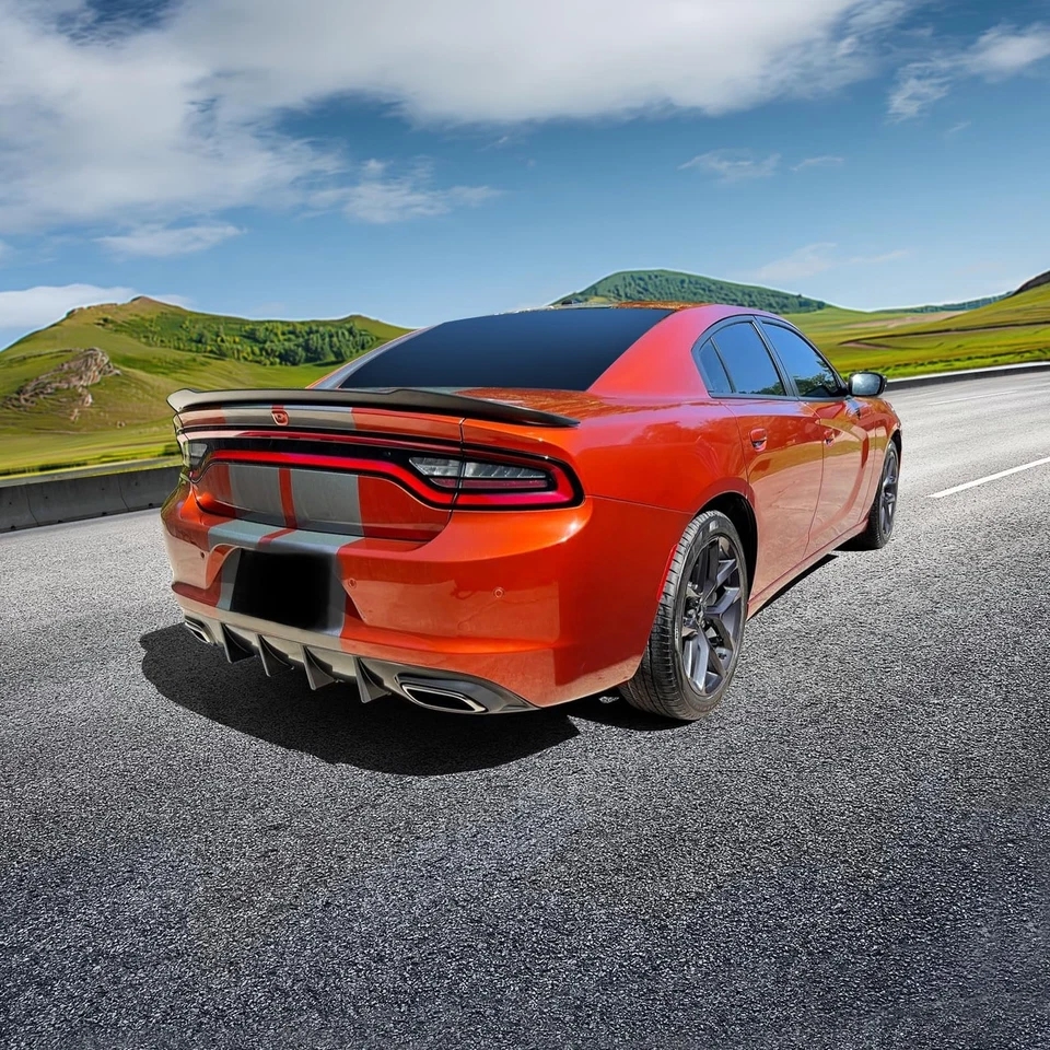  Rear Diffuser, Compatible with 2015-2018 Dodge Charger Base, Dodge Charger - Image 2 of 4