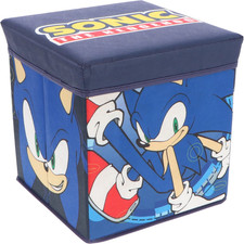POUF CONTENITORE SONIC THE HEDGEHOG MULTIFUNZIONE PORTAOGGETTI PER SEDERSI 30 CM