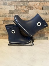 Crocs Jaunt Shorty Boots Womens UK 5 US 7 Navy Blue Wellies