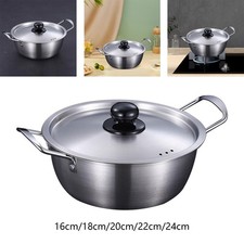 Korea Ramen Pot Stainless Steel Stockpot Kitchen Utensils