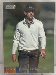 2020 Topps Stadium Club SP Image Variation Justin Verlander (Vertical Golfing)