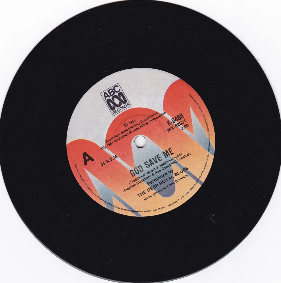 Australia You're Standing In It – God Save Me - 7" single - Image 3 of 4