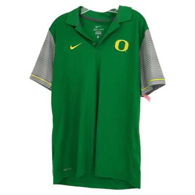 Nike Green-Gray Oregon Polo | Perfect for Any Occasion