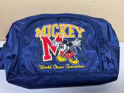 Walt Disney World Parks Mickey Mouse World Class Character Blue Fanny Pack - Picture 2 of 6