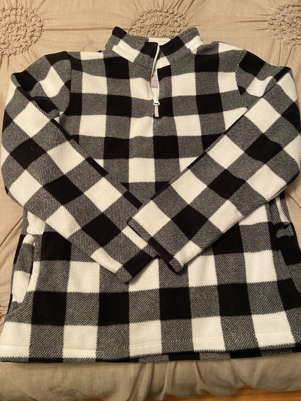 Children’s place Buffalo plaid Size 14 Fleece Girls