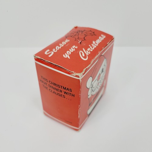Saleros y pimienta vintage de temporada tu Navidad para Santa Claus Japón - Imagen 4 de 7