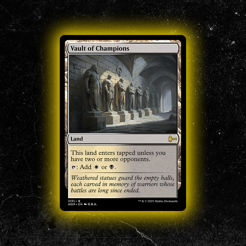 Vault of Champions - Custom Magic: The Gathering Card - High-Quality