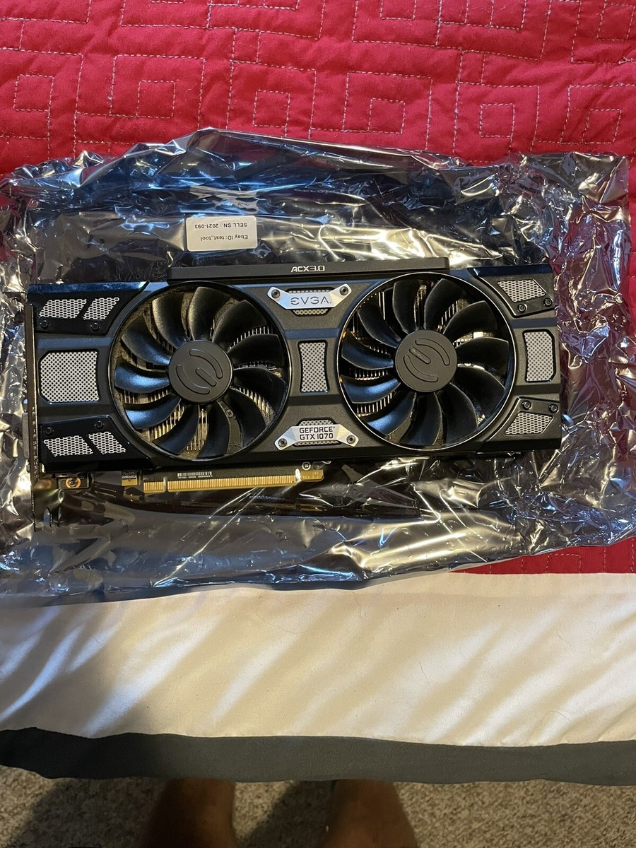 EVGA GeForce GTX 1070 SC GAMING ACX 3.0 Black Edition EVGA GeForce GTX 1070 SC GAMING ACX 3.0 Black Edition