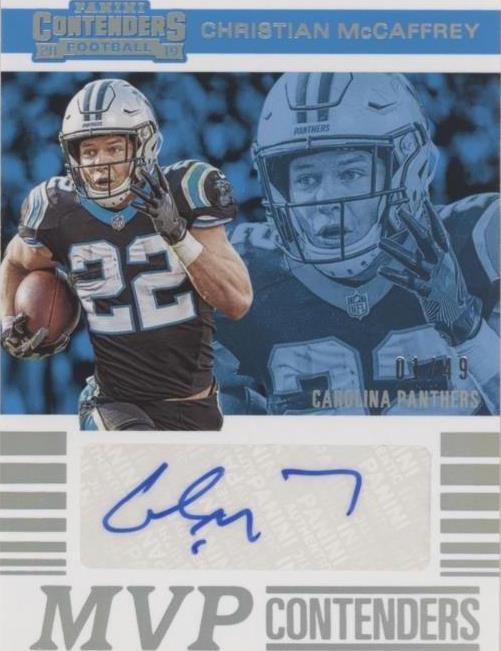 2019 Panini Contenders Christian McCaffrey #MVP-CM - 1 of 2
