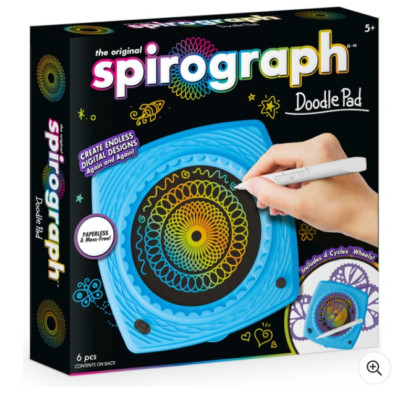 Spirograph elektronisches Kritzeln Pad Kunsthandwerk Scratch Art erstellen für Kinder