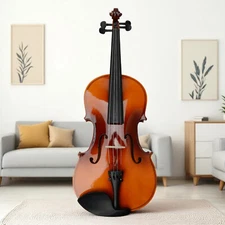 16-Inch Acoustic Beginners & Students Viola Set - Case, Bow, Rosin, Vintage