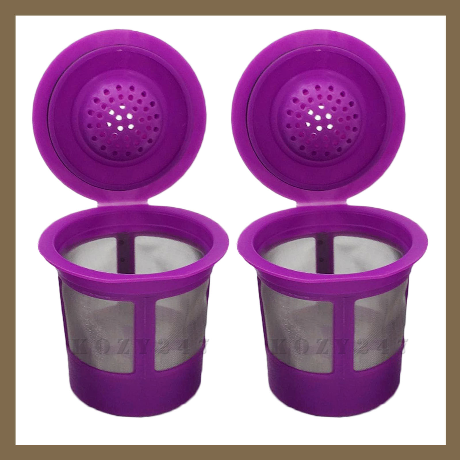 Keurig 2.0 & 1.0 Reusable Refillable Coffee Replacement Filt