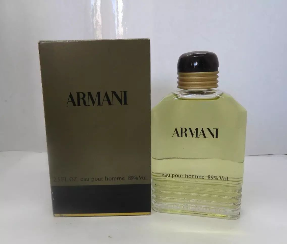 ARMANI by Giorgio Armani Eau Pour Homme 2.5 oz Splash Vintage Old