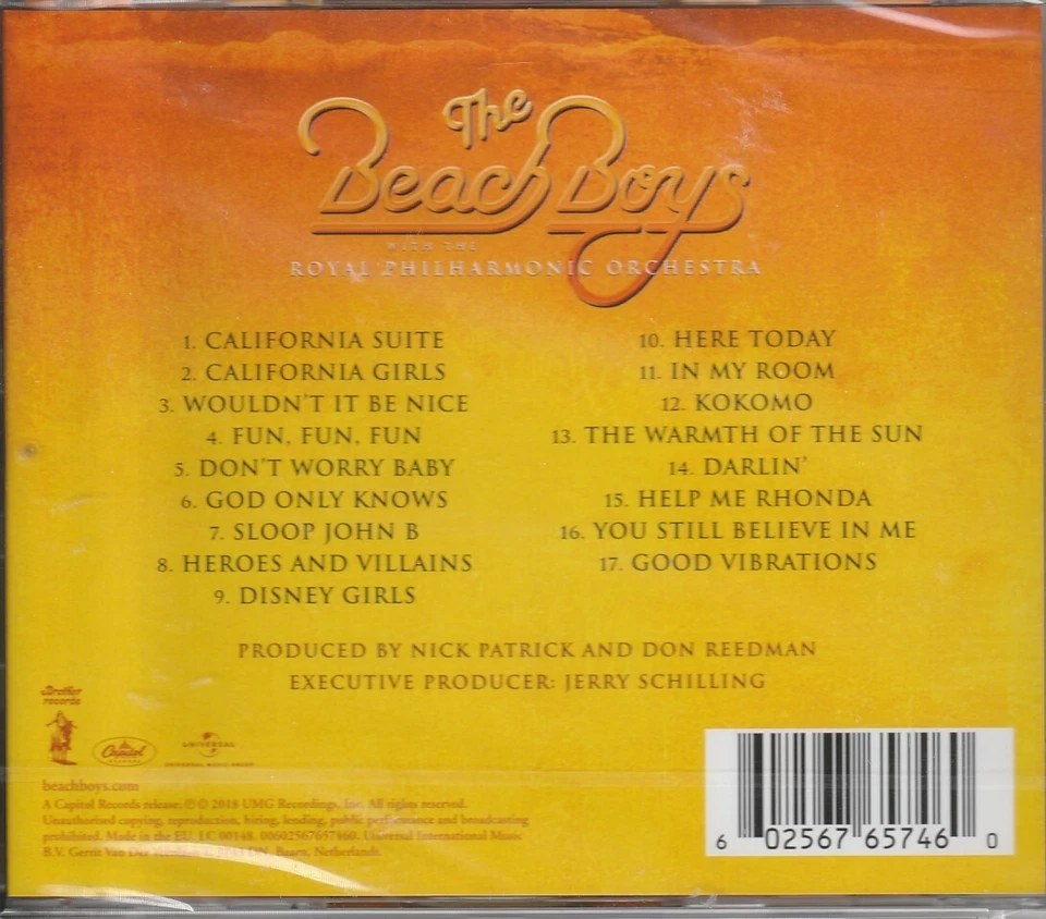 The Beach Boys With The Royal Philharmonic Orchestra (NEU/OVP) - Bild 2 von 2