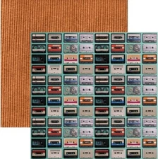Good Vibes - Cassette Tapes, DS scrapbook paper - Reminisce GV001