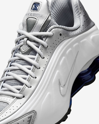 NIKE / シューズ/27cm/WHT/HQ1988-102 Nike Shox R4 Metallic Silver White Deep Royal Blue HQ1988-102