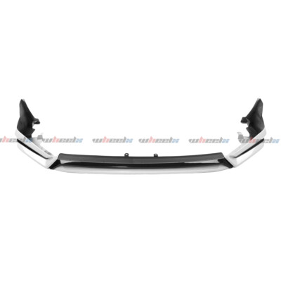 V3 Style Front Bumper Lip Splitter For Honda Civic 2022-2024 – Pearl White & Black 4-Piece Kit