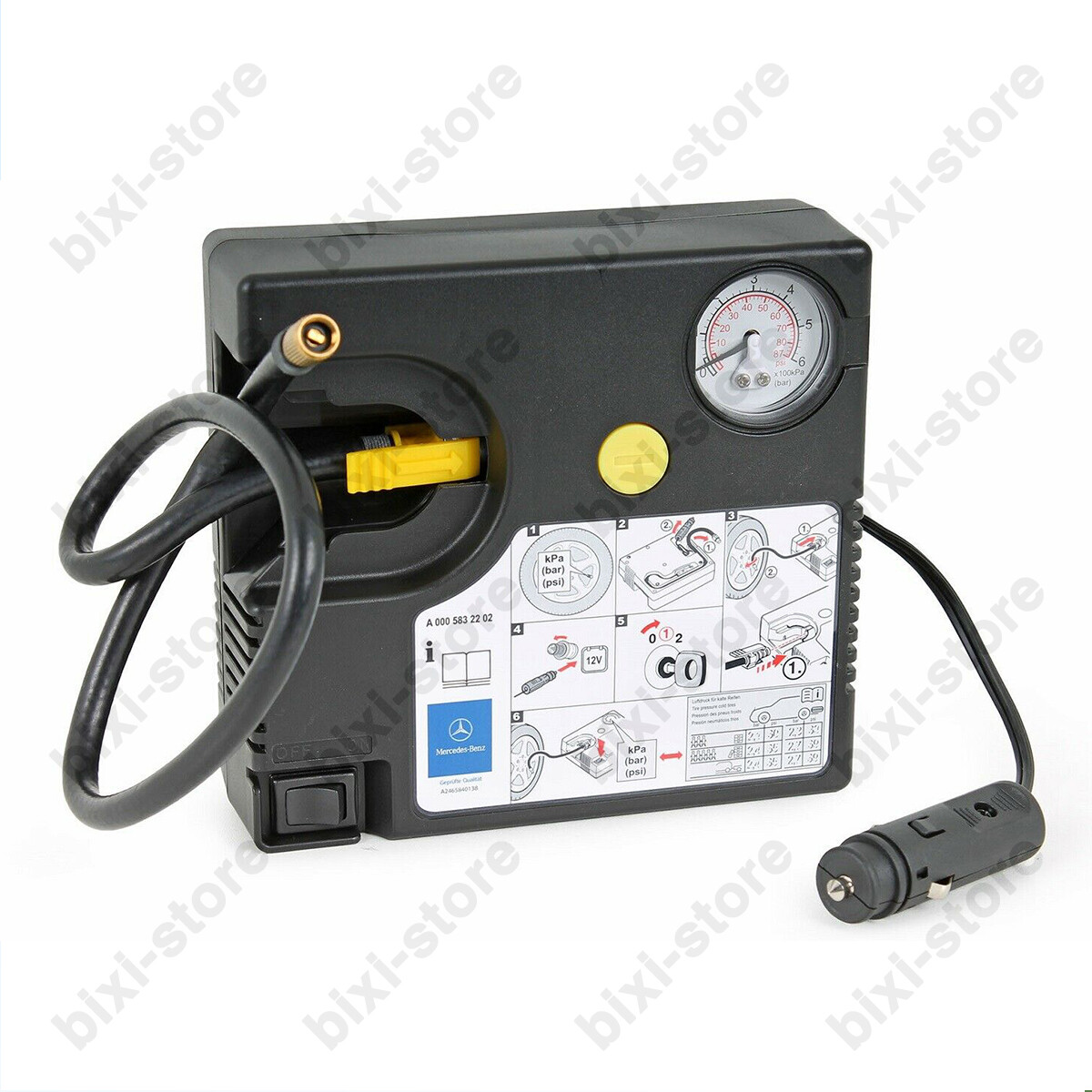 Mercedes-Benz Air Tire Pump Compressor A0005832202 sealant TIREFIT 
