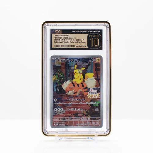 Pokemon Detective Pikachu Promo #098/SV-P Scarlet & Violet Jap - CGC 10 PRISTINE