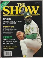 1990 July The Show Baseball Magazine---A's Dave Stewart