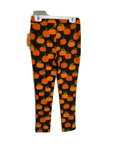 Gymboree Outfit Set Girls Size 8 Sweater Leggings Brown Pumpkins New - Picture 3 of 17
