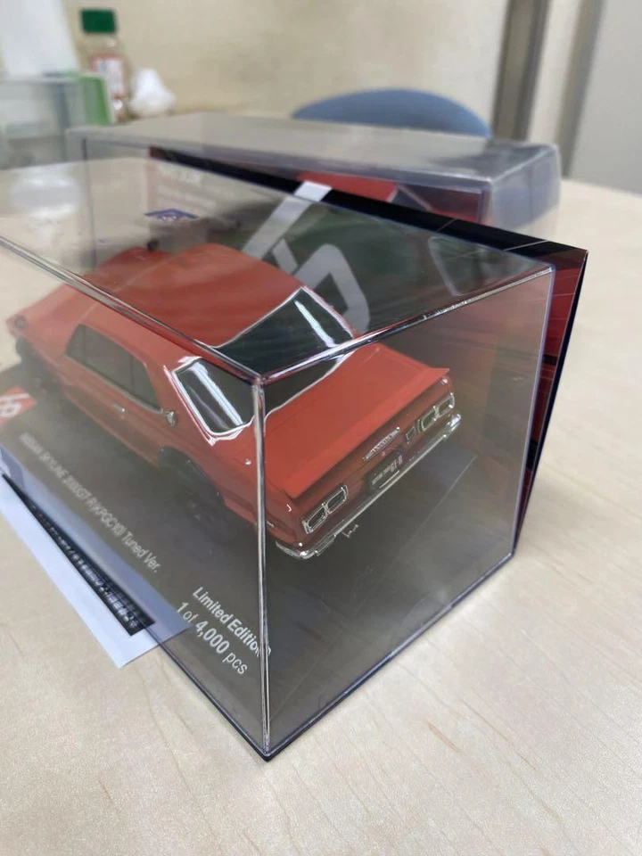 Kyosho 50th Anniv Mini-Z Body ASC SKYLINE 2000 GT-R Tuned Ver. Red x 2pcs Set - Image 2 of 4