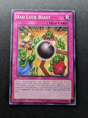 BAD LUCK BLAST Breakers of Shadow BOSH-EN080 Unlimited Yugioh | eBay BAD LUCK BLAST Breakers of Shadow BOSH-EN080 Unlimited Yugioh | eBay