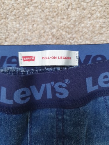 Levi's Blue Pull-on Elasticated Jeggings Size 164cm - Picture 3 of 7