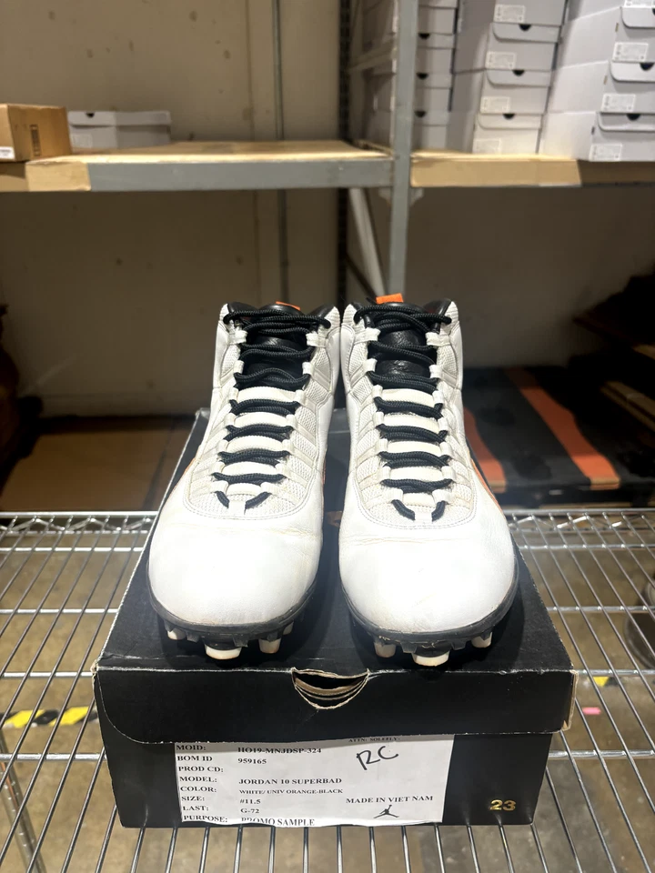 * 穿过耐克 Jordan 10 Superbad Solefly PE 足球鞋 11.5 码 — 第 4/4 张图片