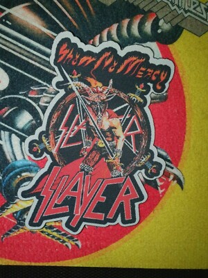 Slayer Patch Laser Cut Thrash Metal Overkill 666 Battle Jacket 666