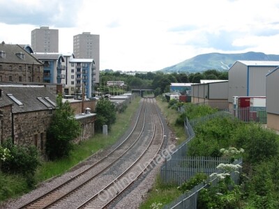 Photo 6x4 Suburban line, Peffermill Edinburgh A former local railway serv c2011