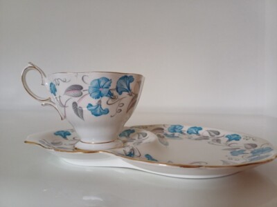 Tasse Untertasse Royal Albert Morning Glory England Teetasse  vintage
