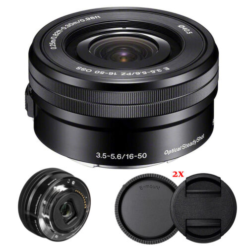 Sony E PZ 16-50mm f/3.5-5.6 OSS Lens For Sony E-Mount Cameras Black/ Silver NEW - Picture 8 of 22